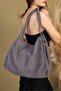 حقيبة كتف مدرسية مبطنة بسحاب باللون الرمادي من Mute Bag Gray 00s (32/36) - 6
