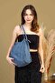 حقيبة كتف مدرسية مبطنة بسحاب من Mute Bag Deep In Blue 00s (32/36) - 6