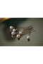 Pearl Silver Hairpin Set, Mini Pearl 6 Pieces, Wedding-Engagement Hair Accessory, Bun Clip - 6