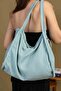 Mute Bag Turquoise / Mint Green 00S Shopper Bag Zippered Lined School Shoulder Bag (32/36) - 6