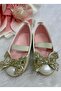 Beige Children's Shoes: Ballerina Model