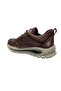 Brown Leather Sports Men's Shoes - 2