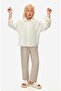 Limi Soft Textured Stone Detailed Summer Long Sleeve Shirt - 3