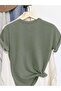 Letter Printed T-Shirt, Short Sleeve Crew Neck Casual Top for Summer and Spring, Women's Clothing - 2