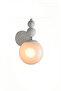 Bulk Applique Glass Headboard Metal Body 2 Wall Lamps with Cable - 3