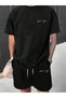 King Printed, Summer Casual Combination for Men, Short-Sleeved T-Shirt and Sports Shorts Set