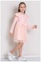 Girl's Floral Print Ruffled Tulle Skirt Dress - Dusty Pink |   Stylish and Cute 🌸 💖 - 5