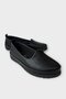 Full Orthopedic Breathable Soft Sole Daily Mother Flats BLACK - 2