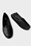 Full Orthopedic Breathable Soft Sole Daily Mother Flats BLACK - 4