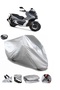 Rks Dark Blue 50 Ultra Thick Waterproof Motorcycle Tarpaulin Rear Bag Compatible