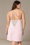 Women's Powder Combed Cotton Bridal 6-Piece Dowry Set Dressing Gown & Nightgown & Pajama Shorts Set L9U6O2K0Kka - 4