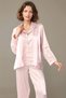 Women's Powder Satin Bridal 6-Piece Dowry Set Dressing Gown & Nightgown & Pajama Shorts Set Q8U6O3K0Kka