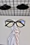 Black Bone 50 Ekartman Cat Eye Clear Women Men Blue Light Protection Blue Block Screen Goggles