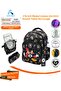 Primary School Bag Set of 3 Girls' Primary School Bag Character Mickey Patterned Black - 2