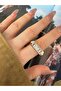 Vip Series - Large Baguette Stone Women's Ring with Adjustable Bottom - 4