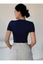 Women's Vintage Printed Crop T-Shirt - 2