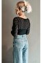 Asymmetric Transparent Lace Bluz - 3