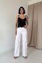 Black Lace-Up Embroidered Blouse - 2
