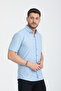 Men's Short Sleeve Summer Slim Fit Knitted Shirt 2600 - 4