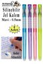 Erasable Gel Pen Blue 0.5 mm 4 Pcs Erasable Ballpoint Pen Pilot Pen Easy to Erase with Ink