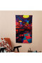 Popart Style Wall Art Fabric Cover - Vibrant Colors, Sublimation Print, Lightweight Decorative - 2