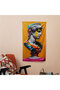 Renaissance Street Art Fabric Wall Drape - Vibrant Sublimation Print - Bedroom, Living - 3