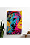 غطاء حائط من Renaissance Pop Art Fusion، طباعة حرارية نابضة بالحياة وظهر قطن 100%