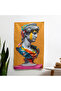 Renaissance Street Art Fabric Wall Drape - Vibrant Sublimation Print - Bedroom, Living