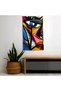 Popart Style Geometric Abstract Wall Covering |   Vibrant Colors |   Bedroom, Living Room, and Dormitory - 2