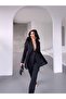 Belt Detailed Double Blazer Suit - 7
