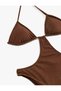 Halter Neck Drawstring Mayokini - 6