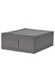 SKUBB Storage Case ( Dark grey43x53x19 cm) – Foldable & Breathable Organizer for Clothes & Linens