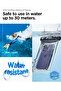 Universal Waterproof Phone case [2 Pack] IPX8 Pouch A601 - Crystal Clear - 4