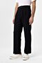 High Waist Linen Blend Men's Trousers - 2