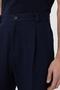 High Waist Linen Blend Men's Trousers - 4