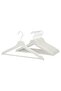 BUMERANG Wooden Hanger (White) – Elegant & Durable Clothing Support