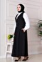 Cemre بدلة مزدوجة مع سترة - أسود - 2