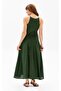 Strappy Sile Cloth Sima Long Summer Dress Green Ysl - 2