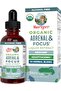 Nootropic Focus Supplement for Adults | USDA Organic Brain Supplement with Ginkgo Biloba & Astragalu