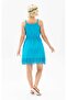 Strappy Sile Cloth Braided Mini Summer Dress Turquoise Trkz - 2