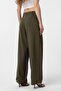 Belted Pleated Women's Trousers - 4