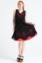 Sleeveless Voile Jülide Midi Length Summer Dress Black Syh - 6