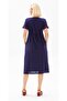 Short Sleeve Shiled Cloth Angel Midi Length Summer Authentic Dress Purple Purple - 3