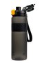 Double Lid Black Tourmaline Matte 1000 ml Tritan Water Bottle - 5