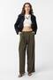 Belted Pleated Women's Trousers - 2