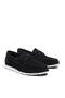 Grafton Bay Lace up Men's Black Loafer Shoes - 2