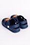 Lion Figured Non-Slip Soft Sole Slippers Navy Blue - 3