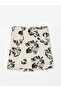 LCW Slim Fit Patterned Linen Blend Women's Skirt - 5