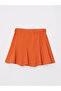 Original Elastic Waist Plain Pleated Women's Skirt - 7