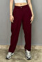 Women's Burgundy Palazzo Trousers - 2